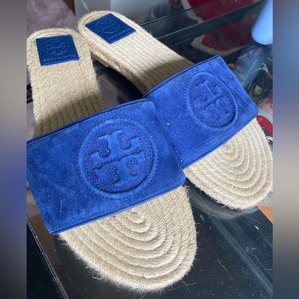 Tory Burch Benton Open Toe Espadrille Sandals